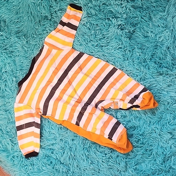 Buster Brown 0-3 button up footie "my first boo" Halloween sleeper footie - Picture 4 of 4